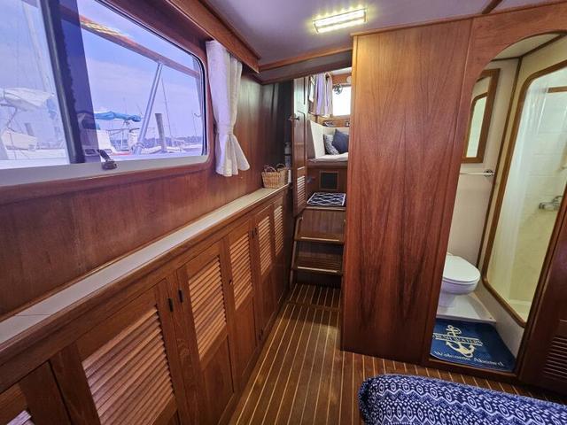 2001 Monk trawler aft cabin